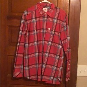 Men’s Red Quicksilver Flannel